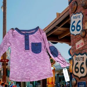 Route 66 18mo Striped long sleeve Shirt